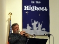 Robert playing trumpet